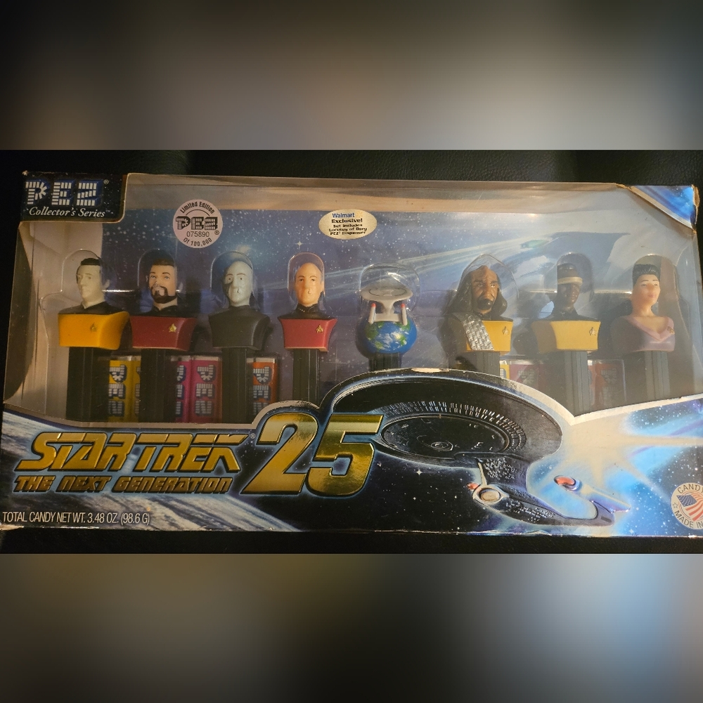 Star Trek The Next Generation 25th PEZ Dispensers.